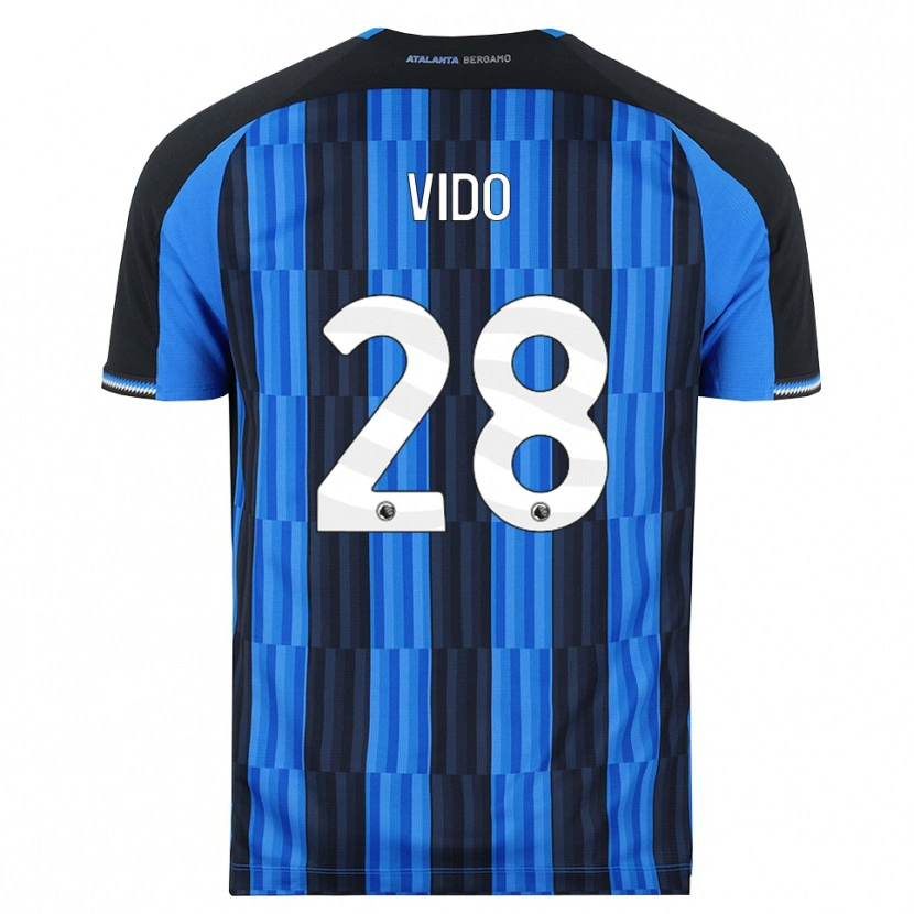 Danxen Hombre Camiseta Luca Vido #28 Azul Negro Rojo 1ª Equipación 2026/27 La Camisa México