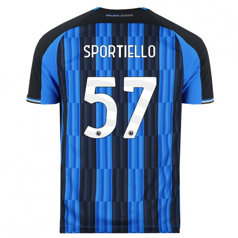 Danxen Hombre Camiseta Marco Sportiello #57 Azul Negro Rojo 1ª Equipación 2026/27 La Camisa México
