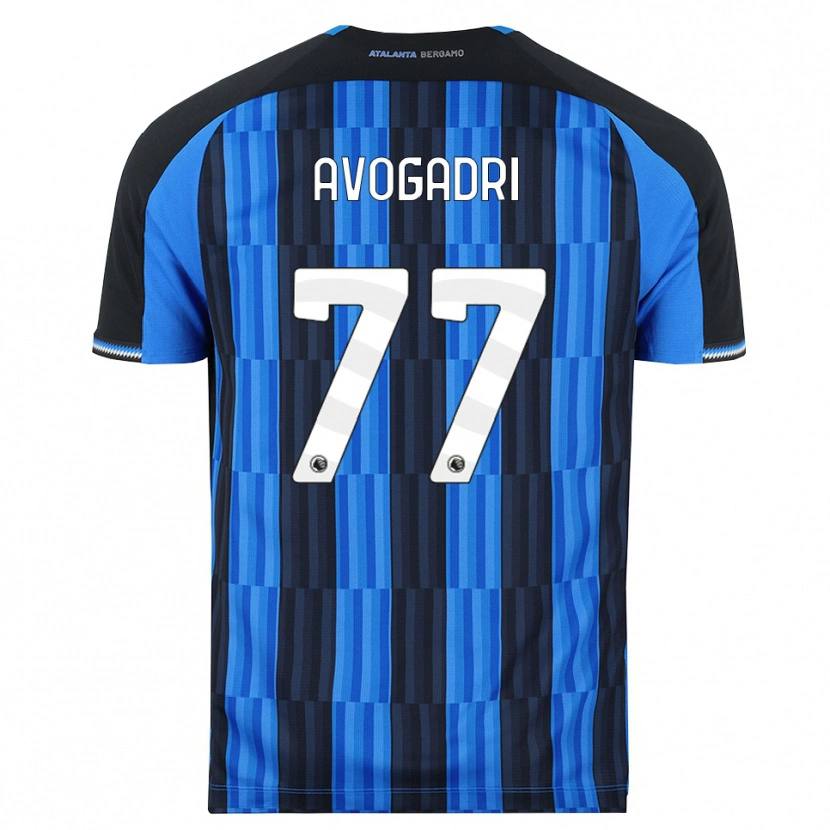 Danxen Hombre Camiseta Lorenzo Avogadri #77 Azul Negro Rojo 1ª Equipación 2026/27 La Camisa México