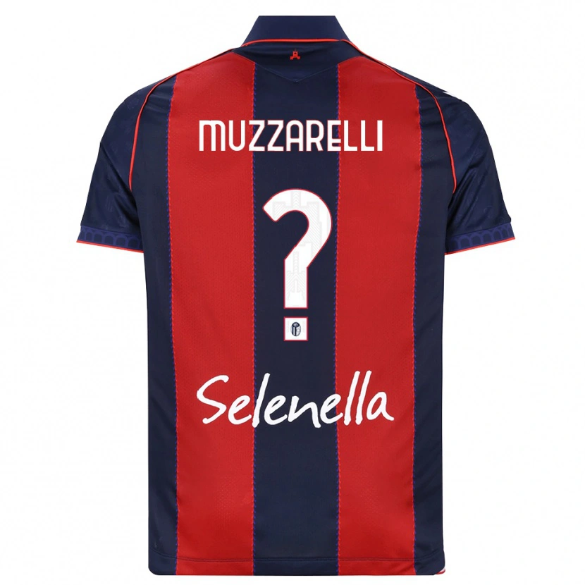 Danxen Hombre Camiseta Lorenzo Muzzarelli #0 Azul Real Rojo Blanco 1ª Equipación 2026/27 La Camisa México