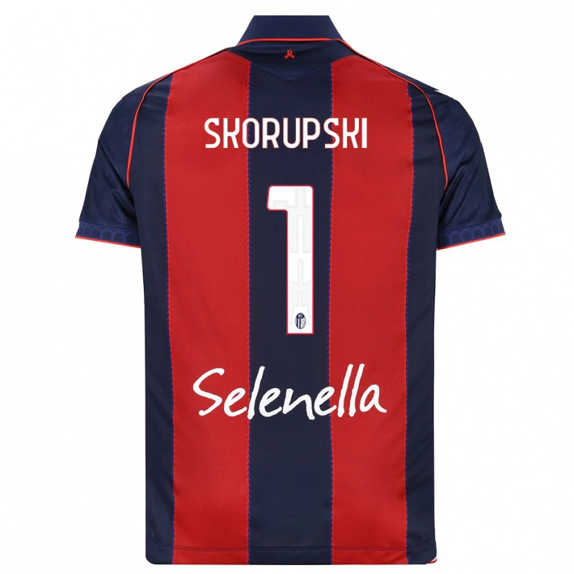 Danxen Hombre Camiseta Lukasz Skorupski #1 Azul Real Rojo Blanco 1ª Equipación 2026/27 La Camisa México