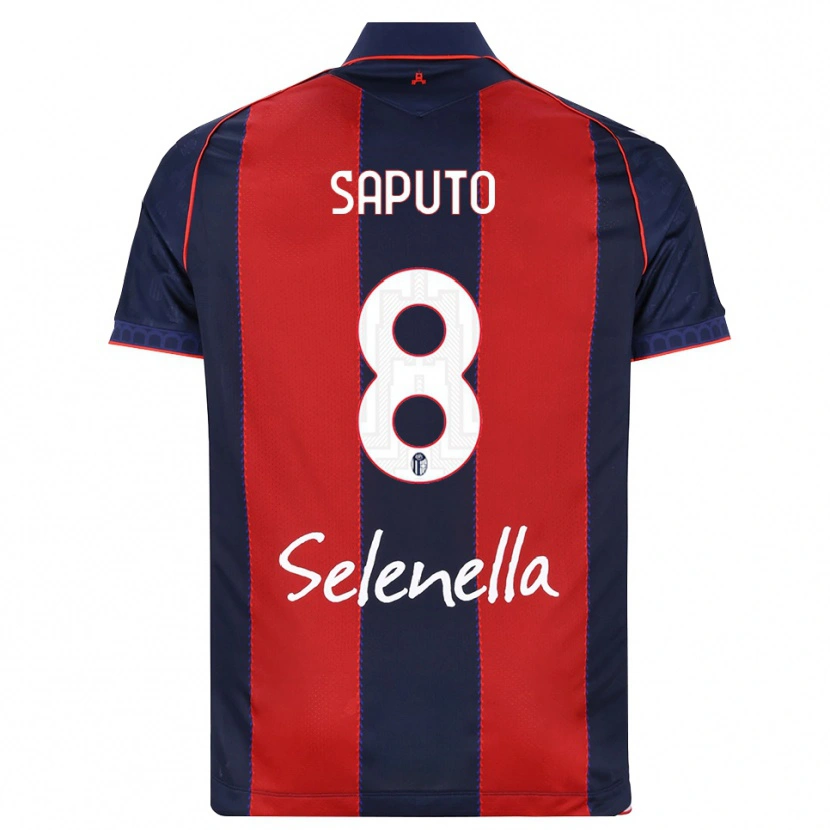 Danxen Hombre Camiseta Jesse Saputo #8 Azul Real Rojo Blanco 1ª Equipación 2026/27 La Camisa México