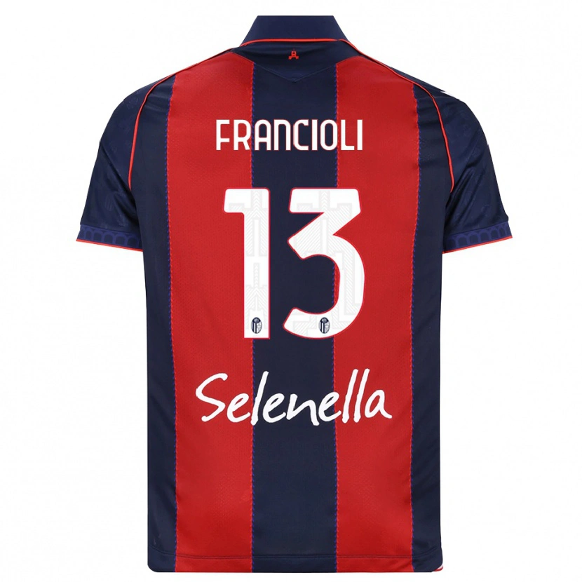 Danxen Hombre Camiseta Diego Francioli #13 Azul Real Rojo Blanco 1ª Equipación 2026/27 La Camisa México