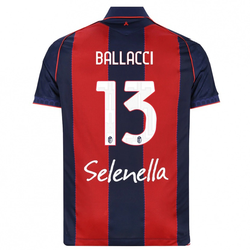 Danxen Hombre Camiseta Edoardo Ballacci #13 Azul Real Rojo Blanco 1ª Equipación 2026/27 La Camisa México