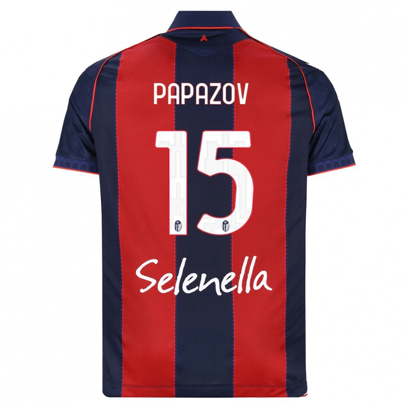 Danxen Hombre Camiseta Dimitar Papazov #15 Azul Real Rojo Blanco 1ª Equipación 2026/27 La Camisa México