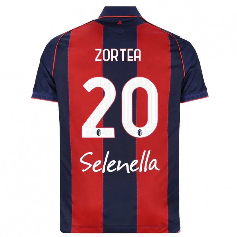 Danxen Hombre Camiseta Nadir Zortea #20 Azul Real Rojo Blanco 1ª Equipación 2026/27 La Camisa México