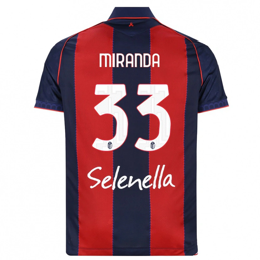 Danxen Hombre Camiseta Juan Miranda #33 Azul Real Rojo Blanco 1ª Equipación 2026/27 La Camisa México