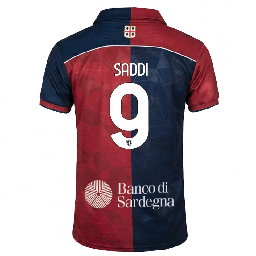 Danxen Hombre Camiseta Gianluca Saddi #9 Burdeos Azul Real 1ª Equipación 2026/27 La Camisa México