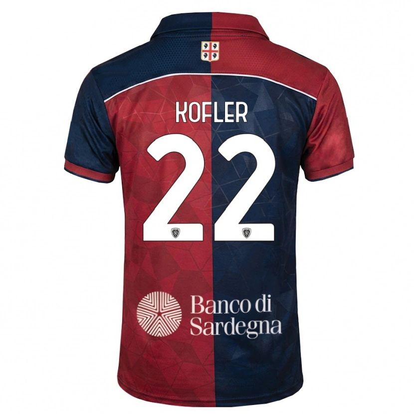 Danxen Hombre Camiseta Raphael Kofler #22 Burdeos Azul Real 1ª Equipación 2026/27 La Camisa México