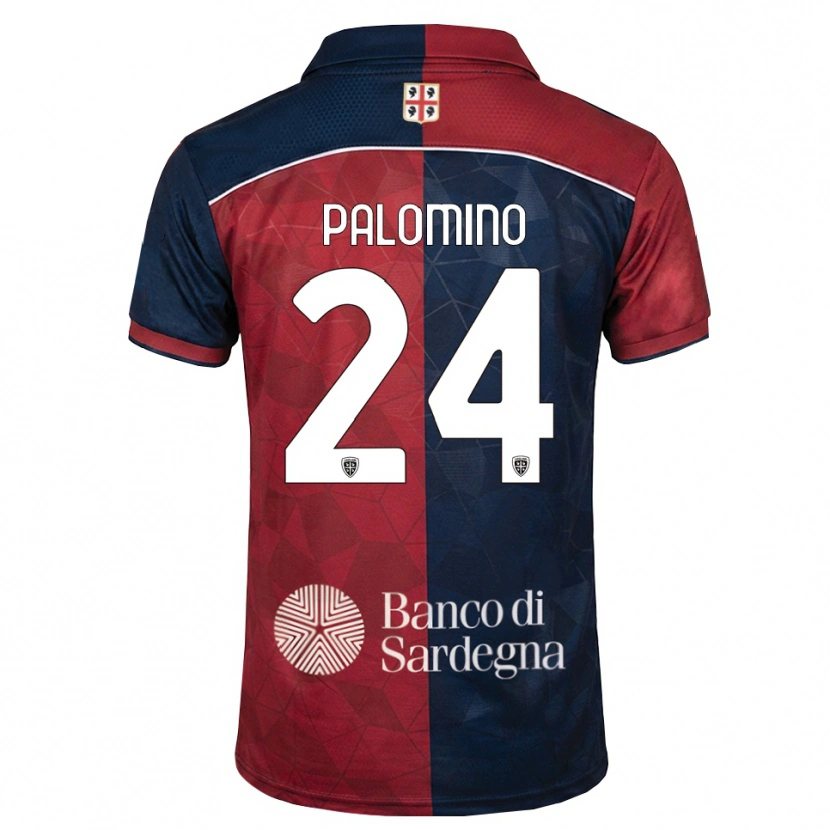 Danxen Hombre Camiseta Jose Luis Palomino #24 Burdeos Azul Real 1ª Equipación 2026/27 La Camisa México