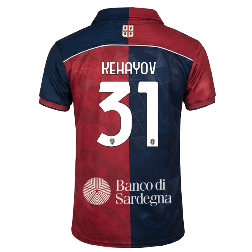 Danxen Hombre Camiseta Atanas Kehayov #31 Burdeos Azul Real 1ª Equipación 2026/27 La Camisa México