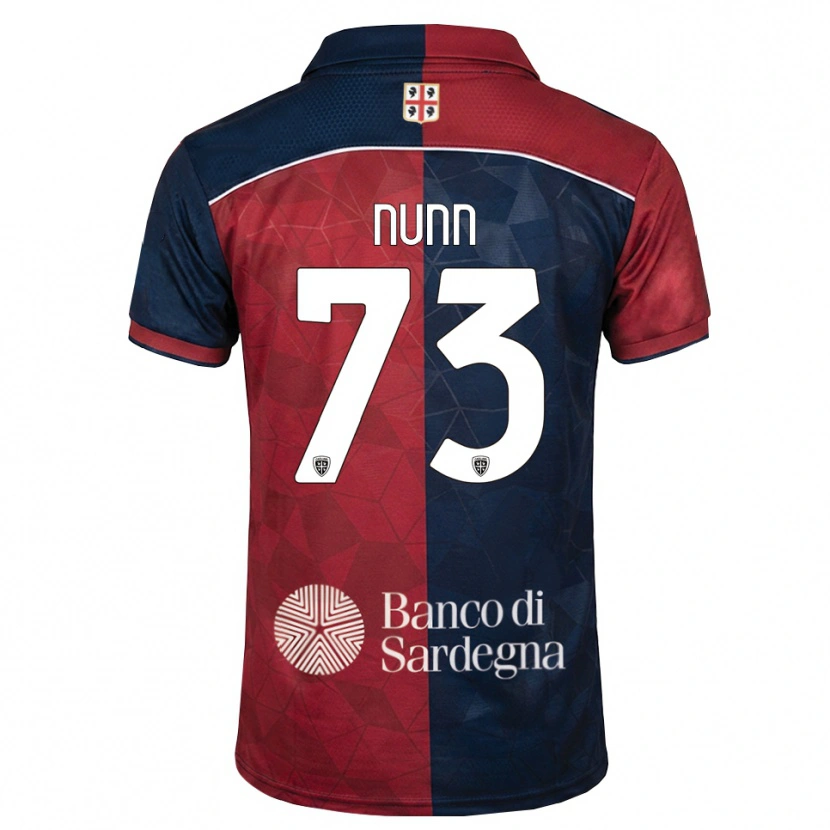 Danxen Hombre Camiseta Jack Nunn #73 Burdeos Azul Real 1ª Equipación 2026/27 La Camisa México
