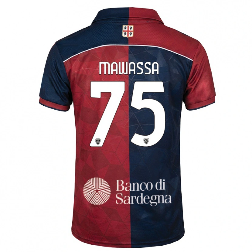 Danxen Hombre Camiseta Enoch Mawassa #75 Burdeos Azul Real 1ª Equipación 2026/27 La Camisa México