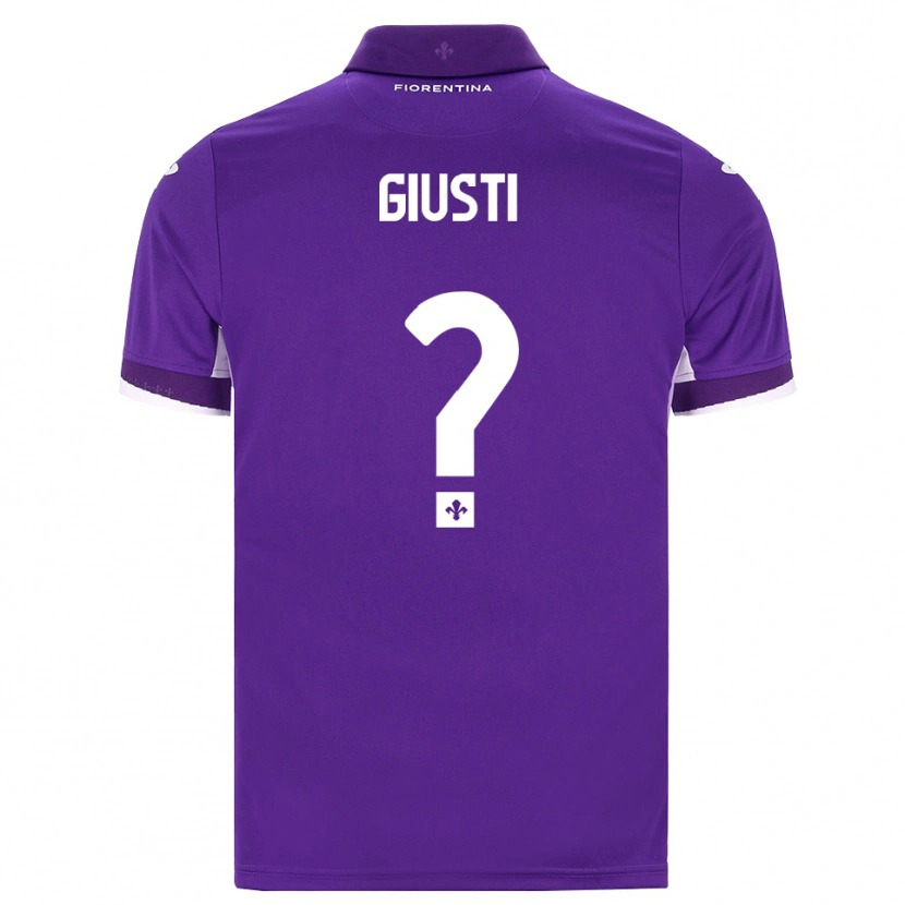 Danxen Hombre Camiseta Edoardo Giusti #0 Morado Blanco Rosa 1ª Equipación 2026/27 La Camisa México