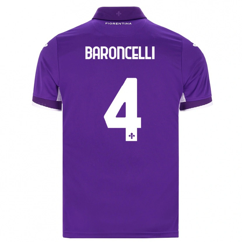 Danxen Hombre Camiseta Leonardo Baroncelli #4 Morado Blanco Rosa 1ª Equipación 2026/27 La Camisa México