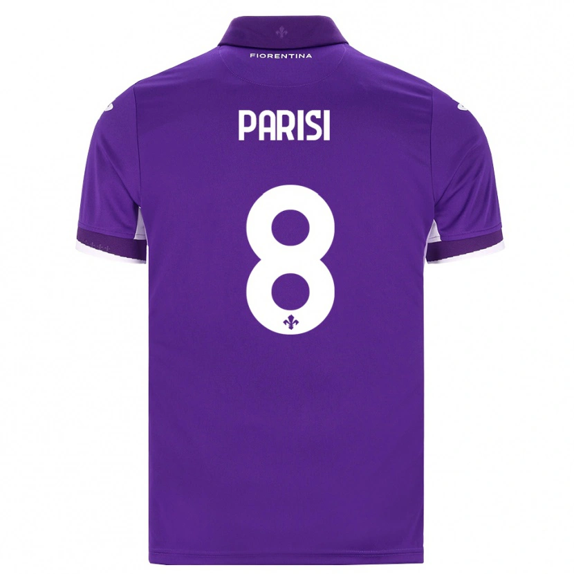 Danxen Hombre Camiseta Alice Parisi #8 Morado Blanco Rosa 1ª Equipación 2026/27 La Camisa México
