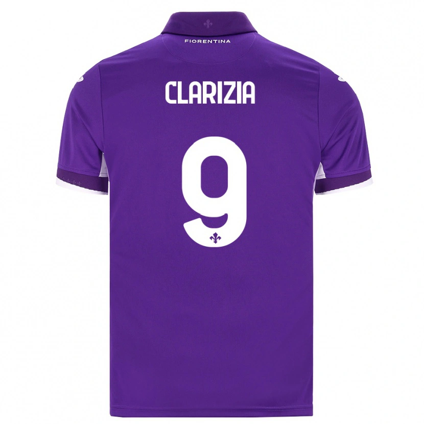 Danxen Hombre Camiseta Leonardo Clarizia #9 Morado Blanco Rosa 1ª Equipación 2026/27 La Camisa México