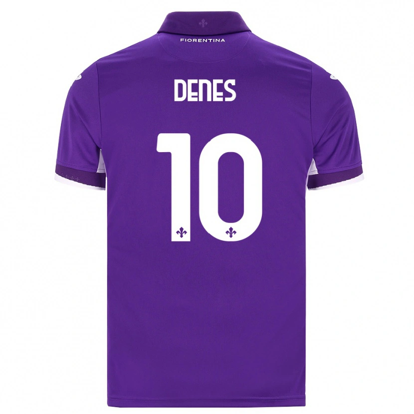 Danxen Hombre Camiseta Adrián Dénes #10 Morado Blanco Rosa 1ª Equipación 2026/27 La Camisa México