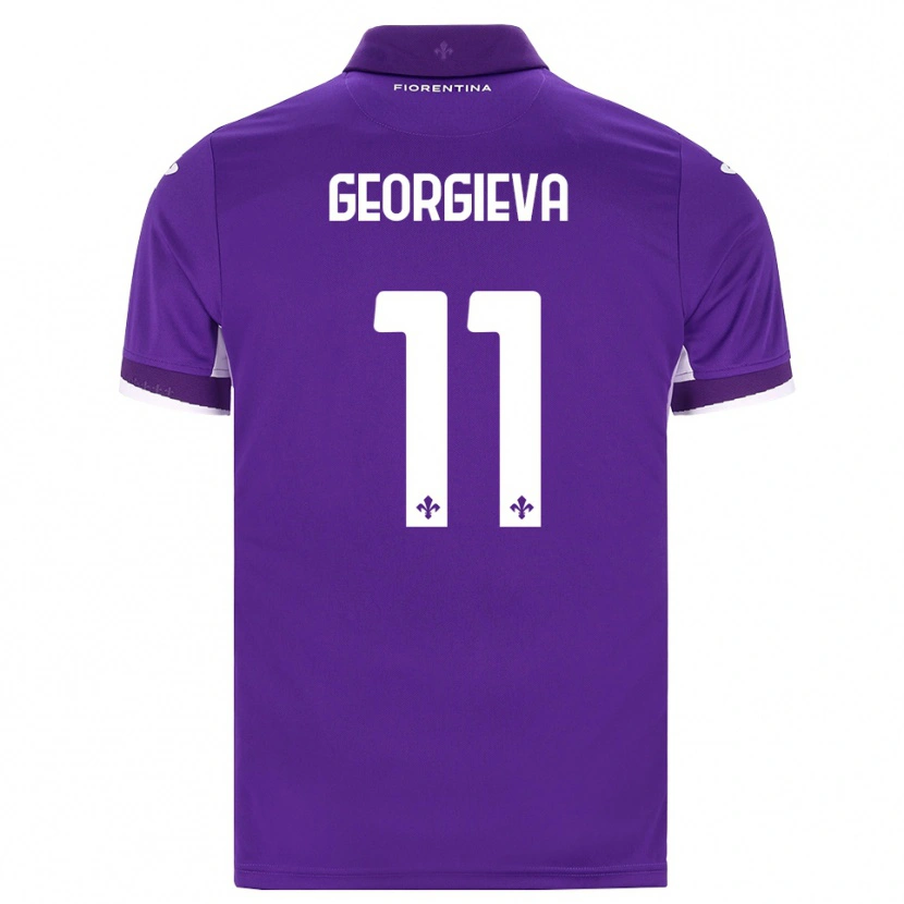Danxen Hombre Camiseta Marina Georgieva #11 Morado Blanco Rosa 1ª Equipación 2026/27 La Camisa México