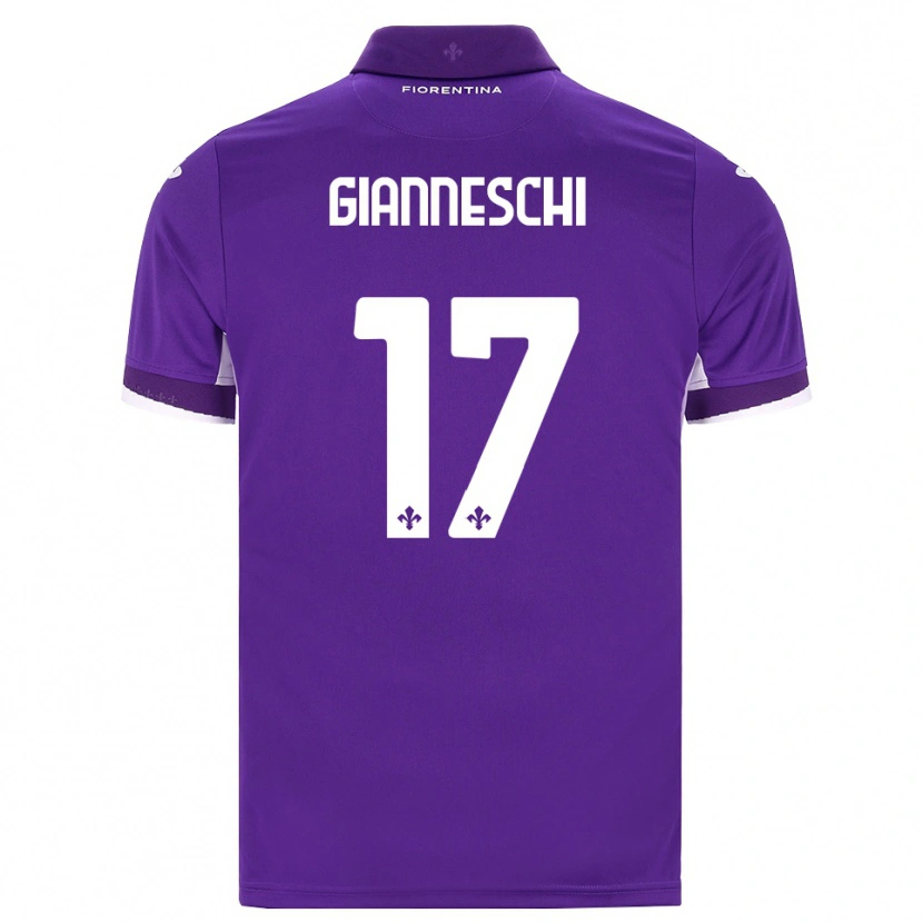 Danxen Hombre Camiseta Noah Gianneschi #17 Morado Blanco Rosa 1ª Equipación 2026/27 La Camisa México