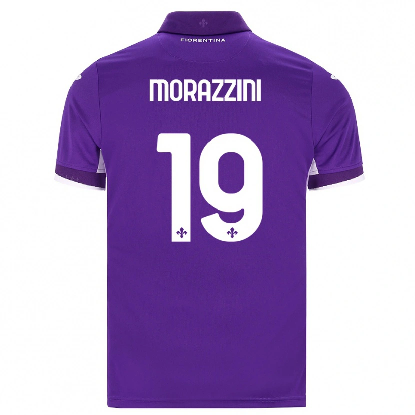 Danxen Hombre Camiseta Luigi Morazzini #19 Morado Blanco Rosa 1ª Equipación 2026/27 La Camisa México