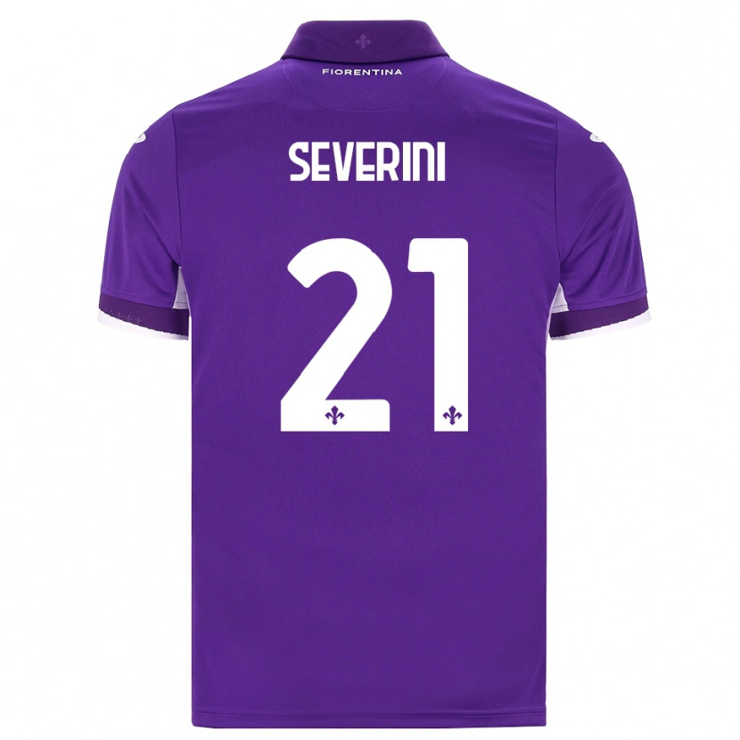 Danxen Hombre Camiseta Emma Severini #21 Morado Blanco Rosa 1ª Equipación 2026/27 La Camisa México