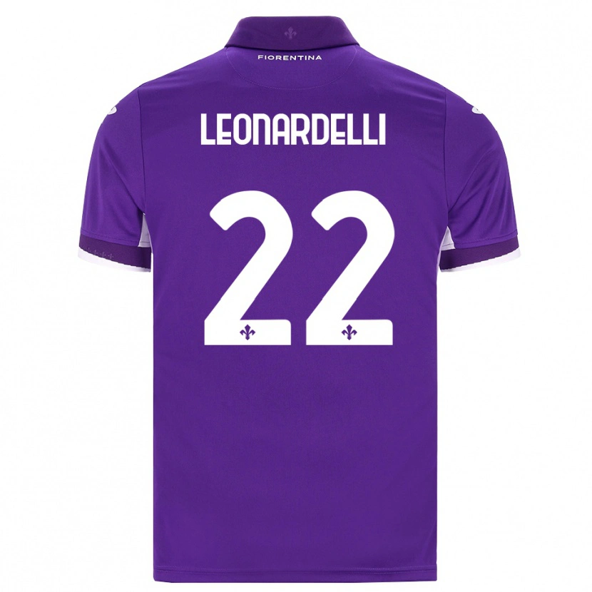 Danxen Hombre Camiseta Pietro Leonardelli #22 Morado Blanco Rosa 1ª Equipación 2026/27 La Camisa México