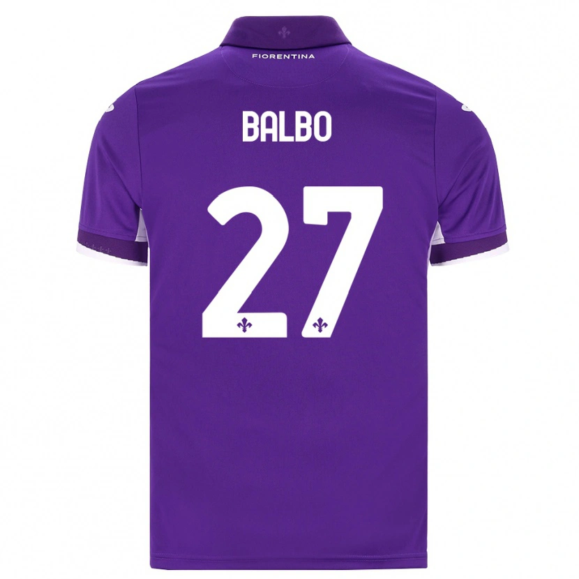 Danxen Hombre Camiseta Luis Balbo #27 Morado Blanco Rosa 1ª Equipación 2026/27 La Camisa México