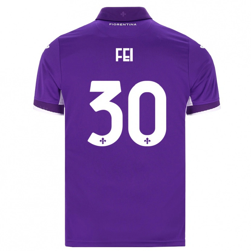 Danxen Hombre Camiseta Gianmaria Fei #30 Morado Blanco Rosa 1ª Equipación 2026/27 La Camisa México