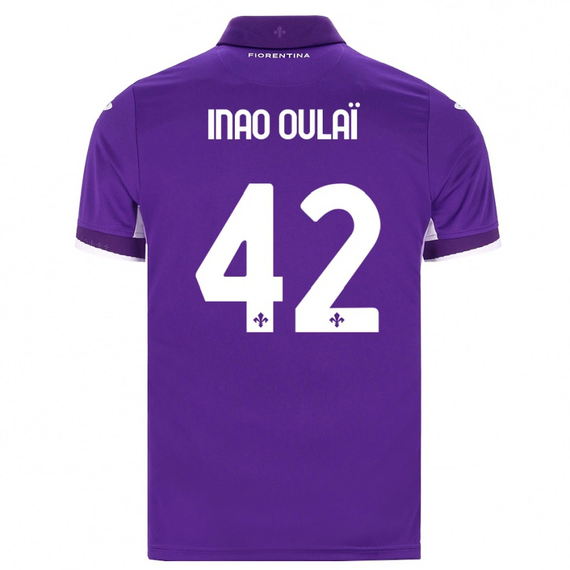 Danxen Hombre Camiseta Christ Inao Oulaï #42 Morado Blanco Rosa 1ª Equipación 2026/27 La Camisa México