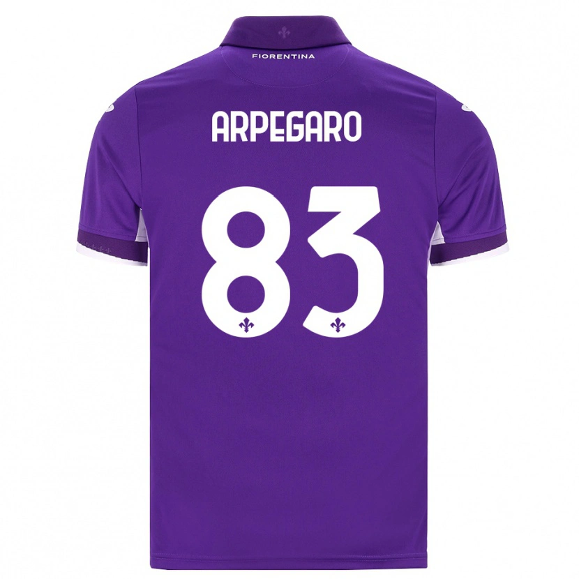 Danxen Hombre Camiseta Sofia Arpegaro #83 Morado Blanco Rosa 1ª Equipación 2026/27 La Camisa México