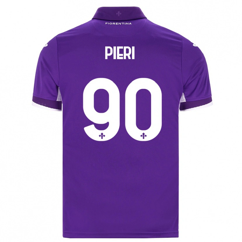 Danxen Hombre Camiseta Arianna Pieri #90 Morado Blanco Rosa 1ª Equipación 2026/27 La Camisa México