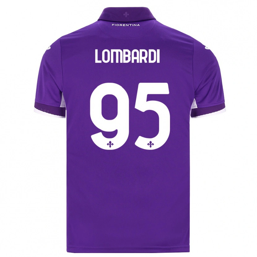 Danxen Hombre Camiseta Emma Lombardi #95 Morado Blanco Rosa 1ª Equipación 2026/27 La Camisa México