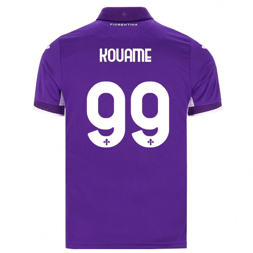 Danxen Hombre Camiseta Christian Kouame #99 Morado Blanco Rosa 1ª Equipación 2026/27 La Camisa México