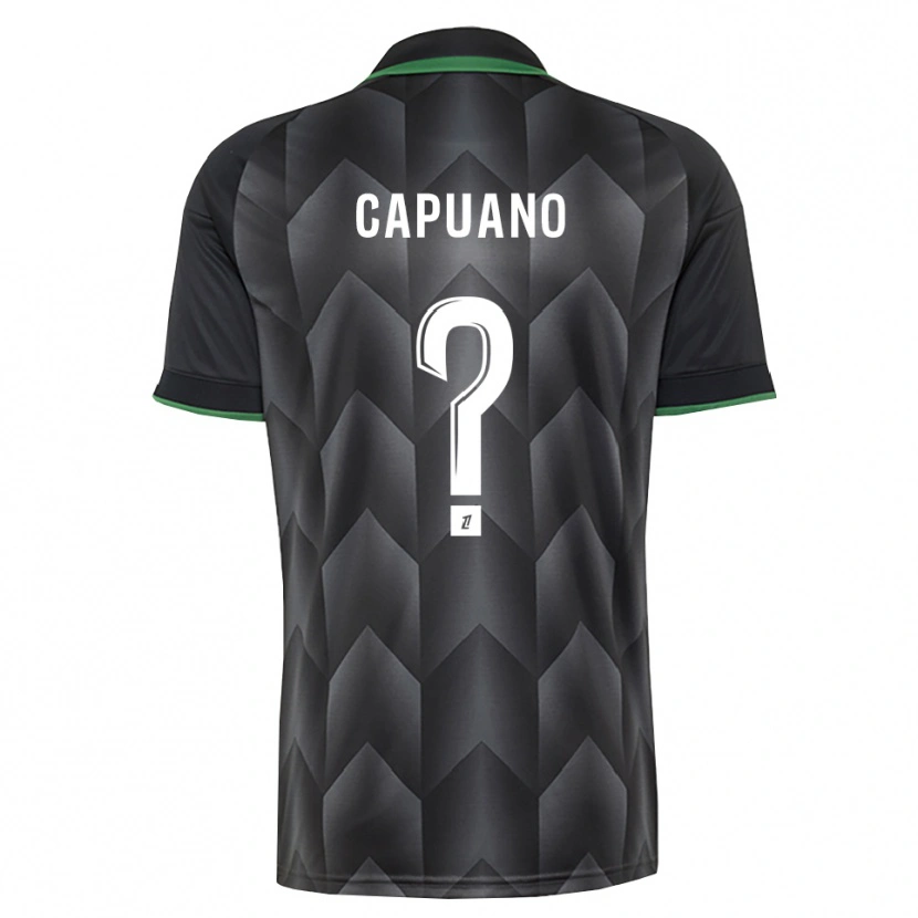 Danxen Hombre Camiseta Gabin Capuano #0 Verde Blanco Negro 2ª Equipación 2026/27 La Camisa México