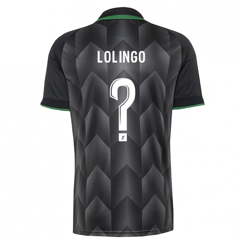 Danxen Hombre Camiseta David Lolingo #0 Verde Blanco Negro 2ª Equipación 2026/27 La Camisa México