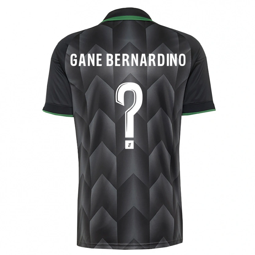 Danxen Hombre Camiseta Nathanaël Gane Bernardino #0 Verde Blanco Negro 2ª Equipación 2026/27 La Camisa México