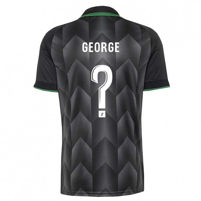 Danxen Hombre Camiseta Ryan George #0 Verde Blanco Negro 2ª Equipación 2026/27 La Camisa México