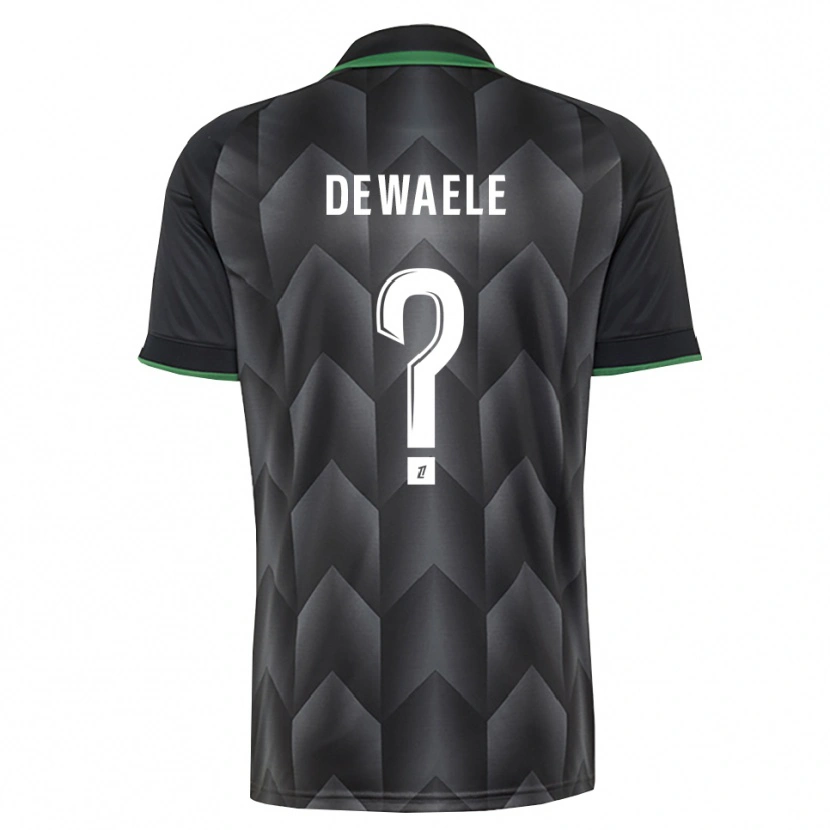 Danxen Hombre Camiseta Florian Dewaele #0 Verde Blanco Negro 2ª Equipación 2026/27 La Camisa México
