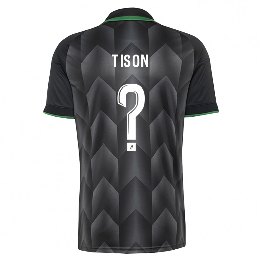 Danxen Hombre Camiseta Nathan Tison #0 Verde Blanco Negro 2ª Equipación 2026/27 La Camisa México