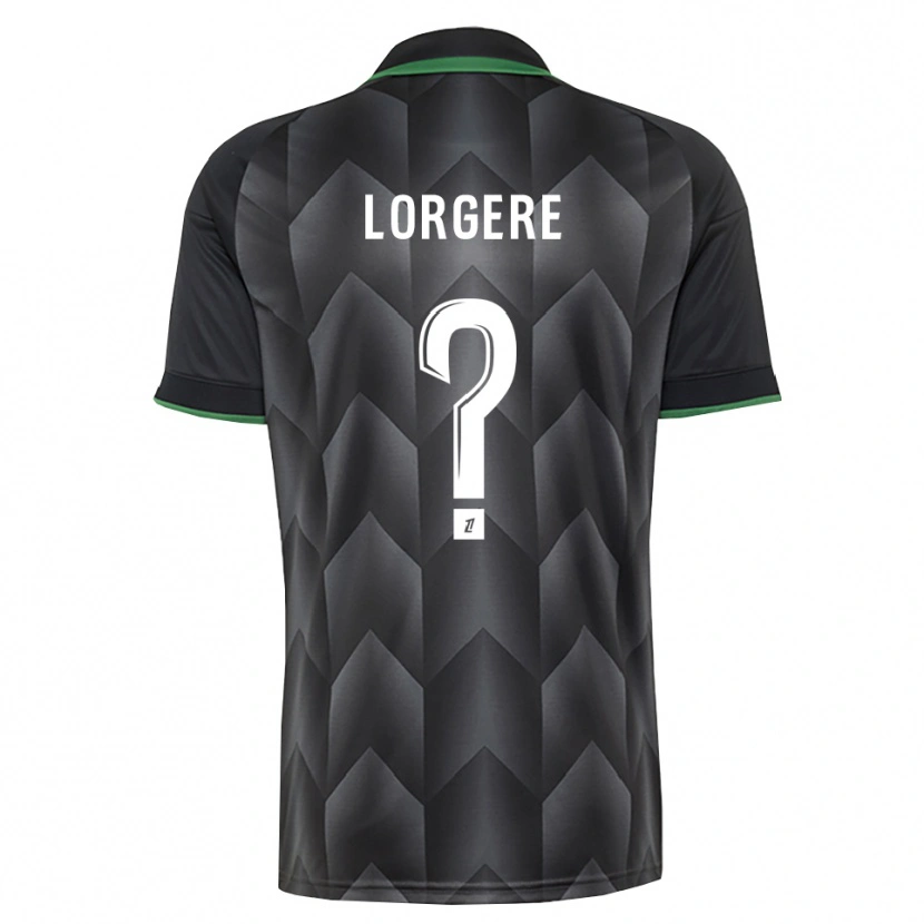 Danxen Hombre Camiseta Charlotte Lorgeré #0 Verde Blanco Negro 2ª Equipación 2026/27 La Camisa México