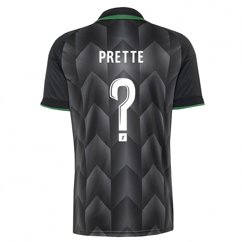 Danxen Hombre Camiseta Andréa Prette #0 Verde Blanco Negro 2ª Equipación 2026/27 La Camisa México