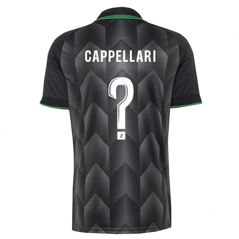 Danxen Hombre Camiseta Jihan Cappellari #0 Verde Blanco Negro 2ª Equipación 2026/27 La Camisa México