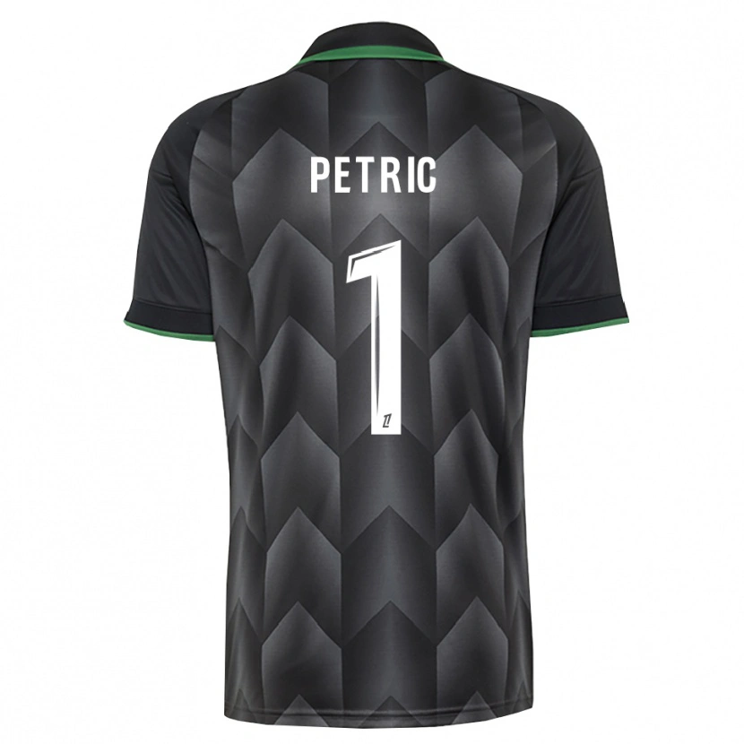 Danxen Hombre Camiseta Denis Petric #1 Verde Blanco Negro 2ª Equipación 2026/27 La Camisa México