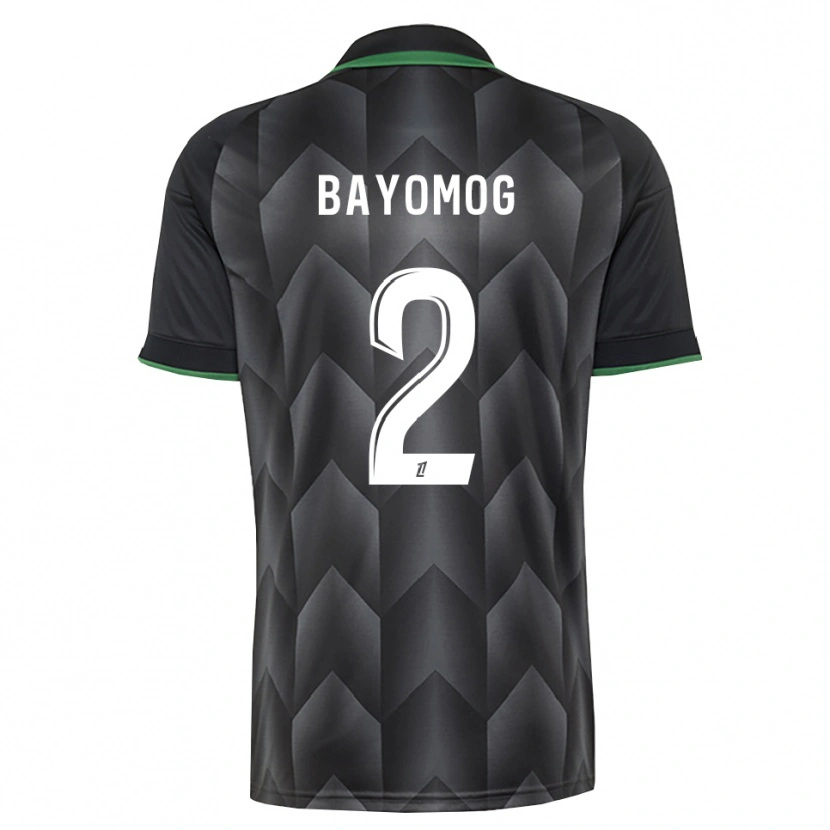 Danxen Hombre Camiseta Hugo Bayomog #2 Verde Blanco Negro 2ª Equipación 2026/27 La Camisa México