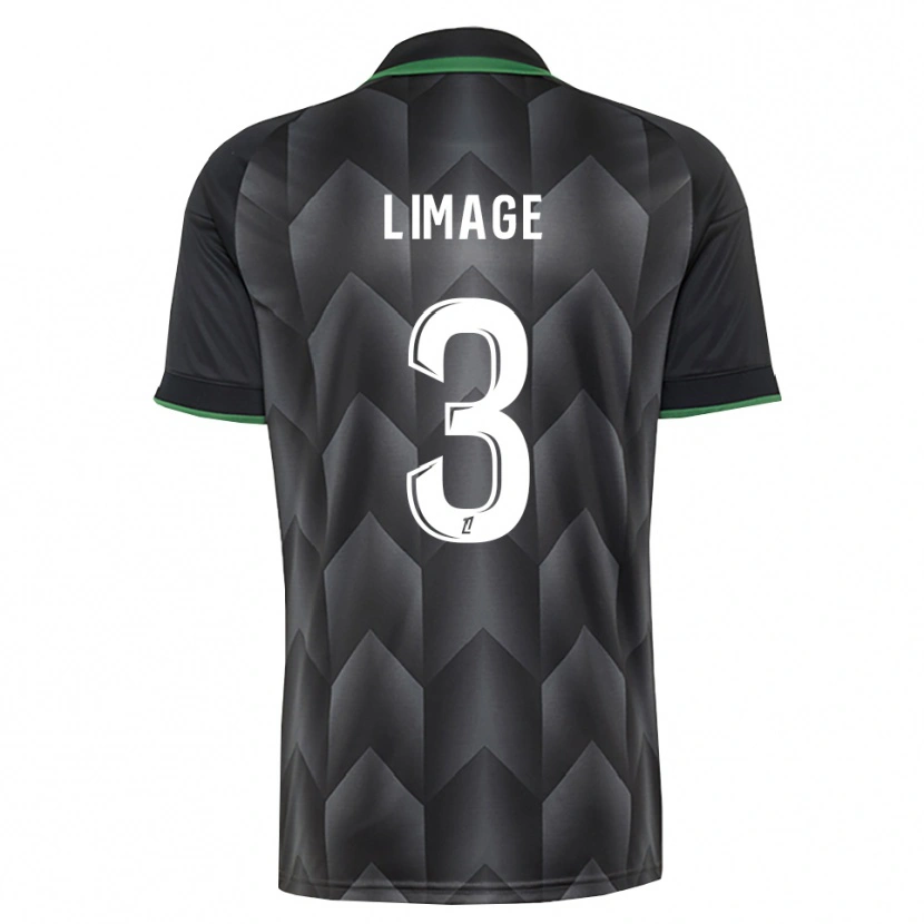 Danxen Hombre Camiseta Jennyfer Limage #3 Verde Blanco Negro 2ª Equipación 2026/27 La Camisa México