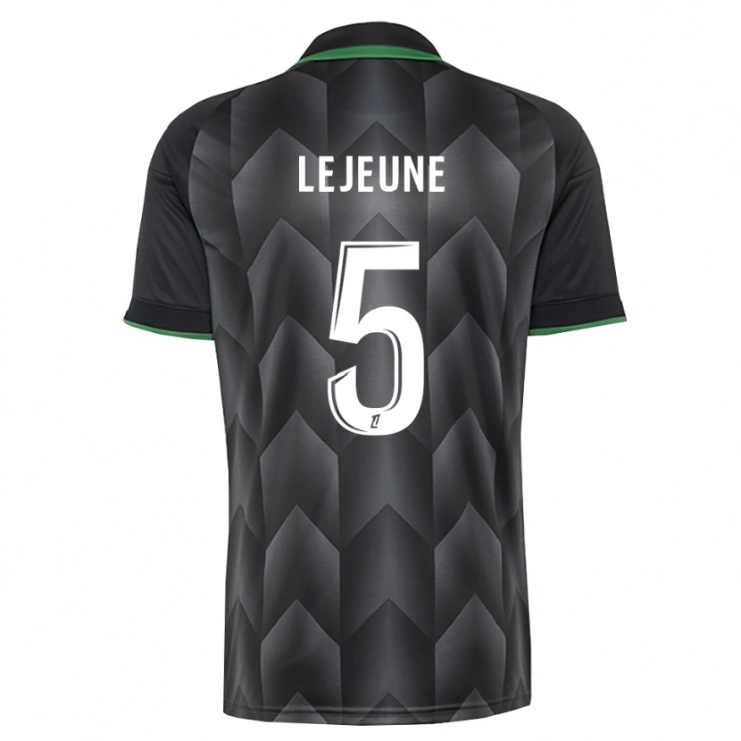 Danxen Hombre Camiseta Romane Lejeune #5 Verde Blanco Negro 2ª Equipación 2026/27 La Camisa México