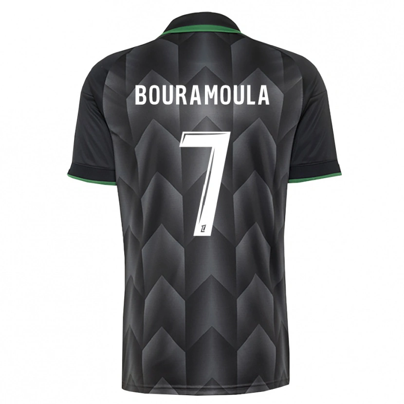 Danxen Hombre Camiseta Ilies Bouramoula #7 Verde Blanco Negro 2ª Equipación 2026/27 La Camisa México