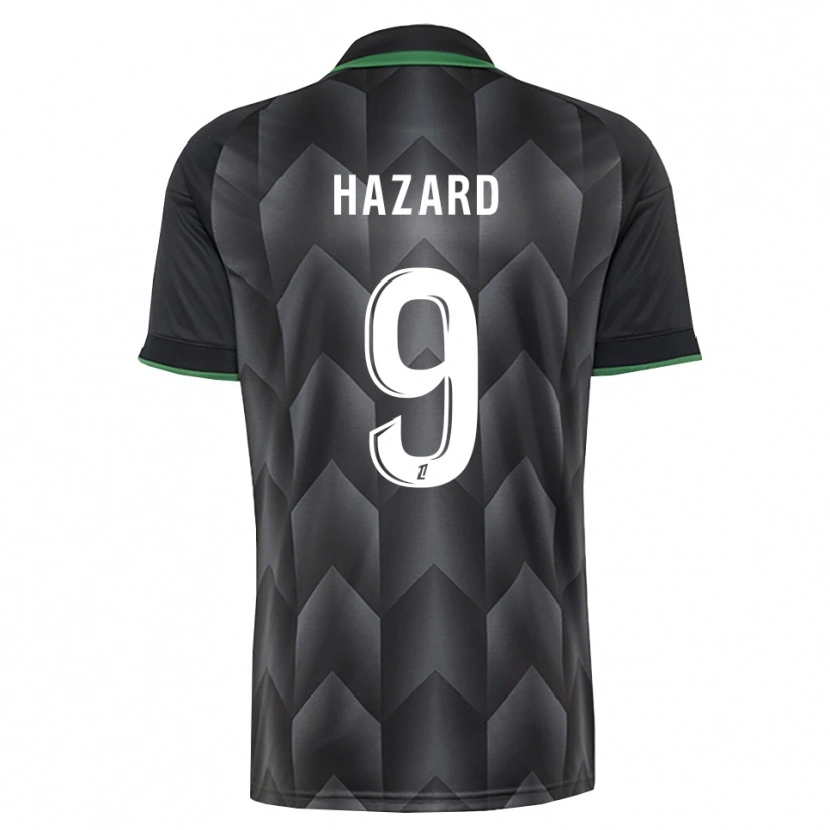 Danxen Hombre Camiseta Thorgan Hazard #9 Verde Blanco Negro 2ª Equipación 2026/27 La Camisa México