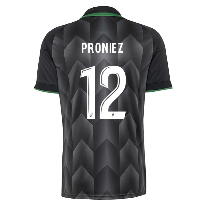 Danxen Hombre Camiseta Fany Proniez #12 Verde Blanco Negro 2ª Equipación 2026/27 La Camisa México